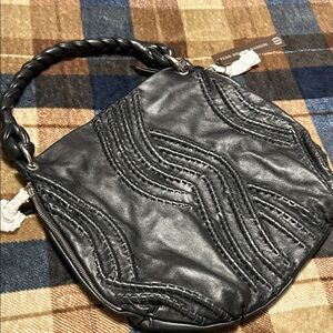 Fenn Wright Manson Black Leather Shoulder Bag